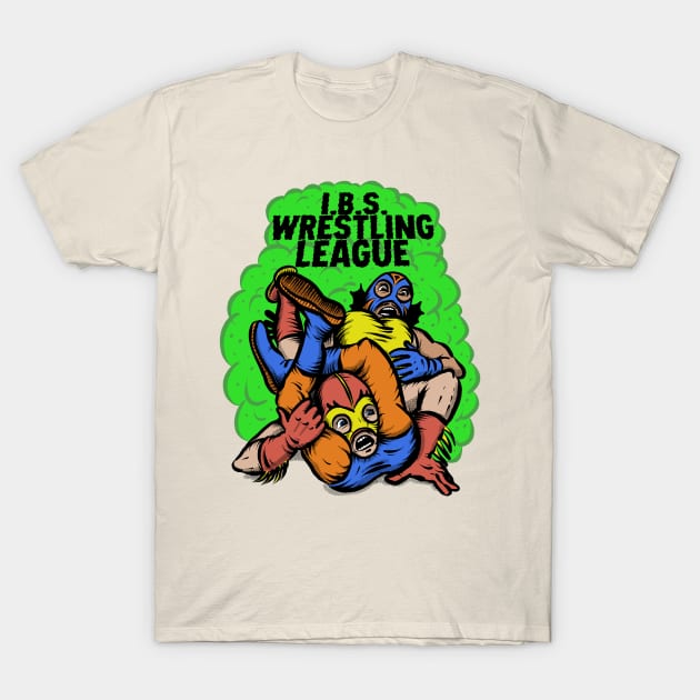 I.B.S. Wrestling League T-Shirt by lancegoiter